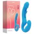 Honey Play Box Harmony Duo - vibratore indossabile con lingua - silicone blu