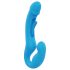 Honey Play Box Harmony Duo - vibratore indossabile con lingua - silicone blu