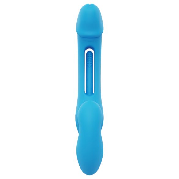 Honey Play Box Harmony Duo - vibratore indossabile con lingua - silicone blu