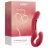 Honey Play Box Harmony Duo - Vibratore con lingua indossabile controllato da app (rosso)