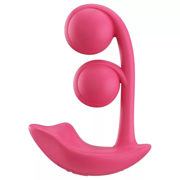 Honey Play Box Melody - Vibratore 2in1 con perline controllato via app (rosso)