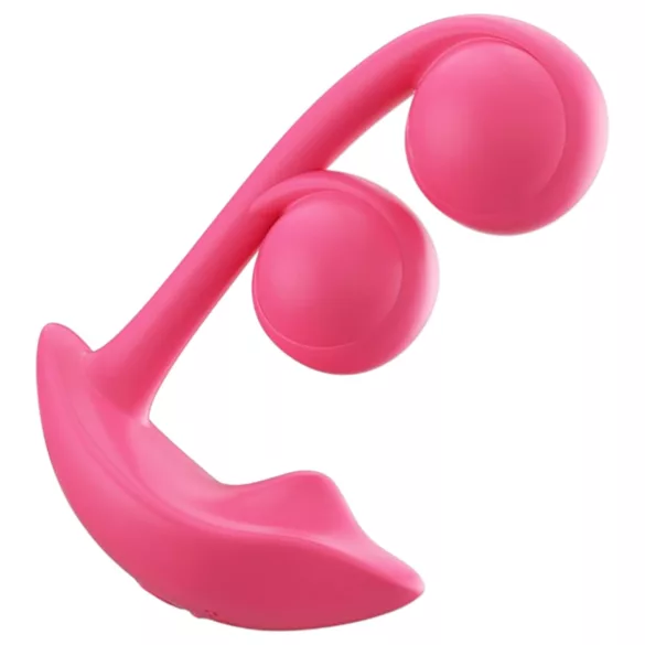 Honey Play Box Melody - Vibratore 2in1 con perline controllato via app (rosso)