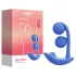 Honey Play Box Melody - Vibratore 2 in 1 con perline controllato da app (blu)