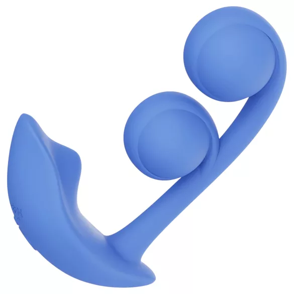 Honey Play Box Melody - Vibratore 2 in 1 con perline controllato da app (blu)