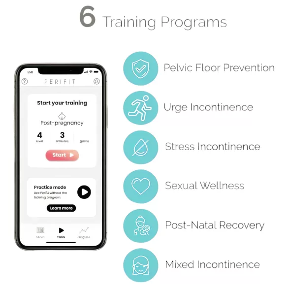Perifit - Pallina Geisha vibrante controllata tramite app (rosa)