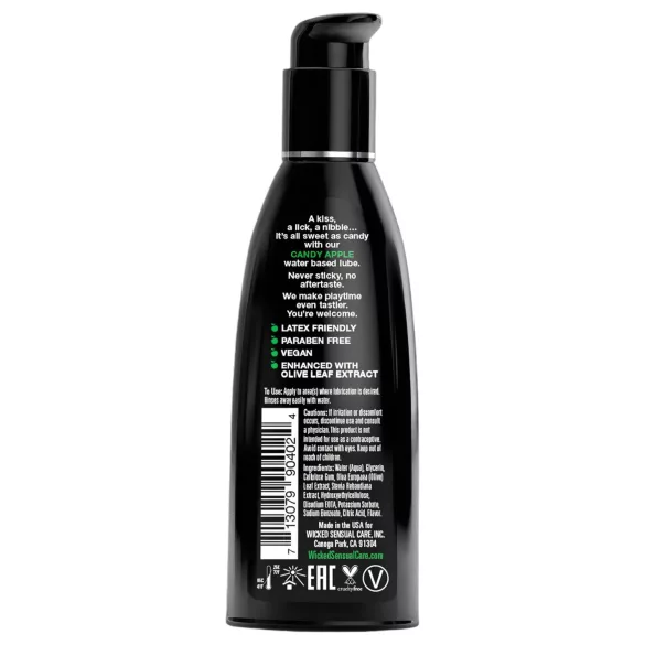 Wicked - lubrificante a base d'acqua - mela caramellata - 60ml