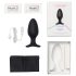 LOVENSE Hush 2 L - vibratore anale ricaricabile (57mm) - nero