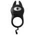 AlvUp - anello fallico vibrante con stimolatore clitorideo - nero