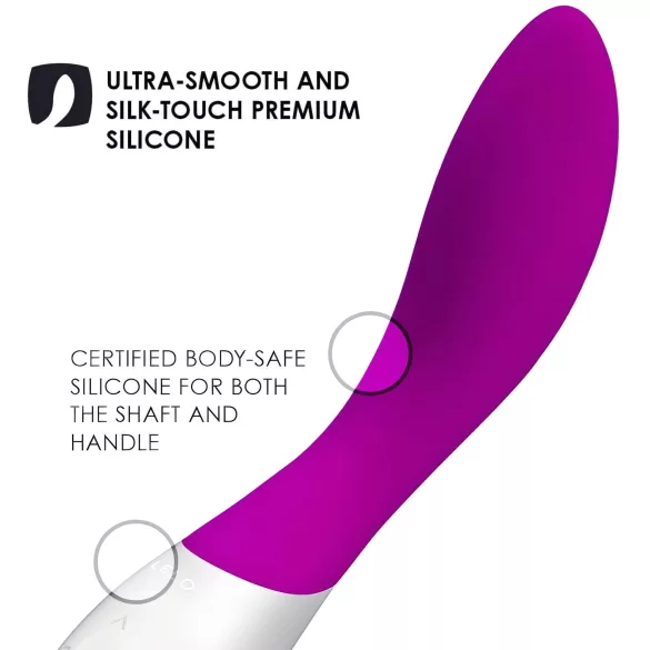 LELO Mona Wave - vibratore punto G impermeabile - silicone viola