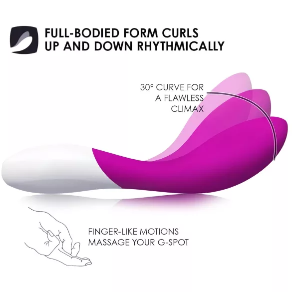 LELO Mona Wave - vibratore punto G impermeabile - silicone viola