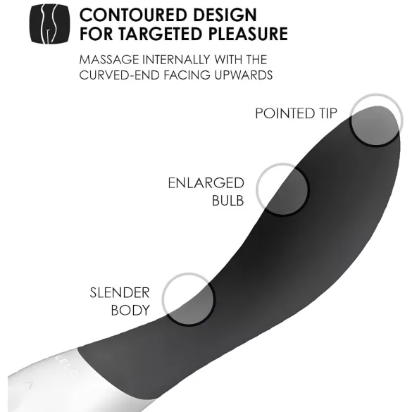 LELO Mona Wave - vibratore punto G impermeabile - nero