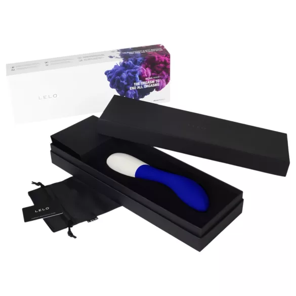 LELO Mona Wave - vibratore punto G impermeabile - silicone blu