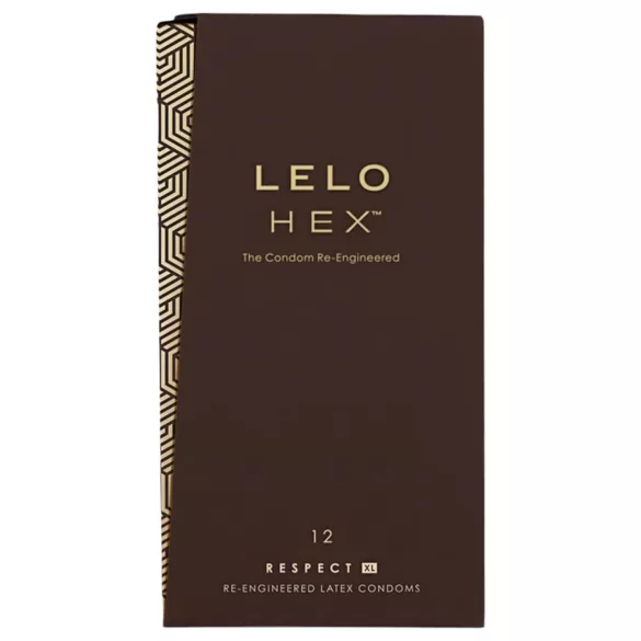LELO Hex Respect XL - preservativi extra larghi - confezione da 12
