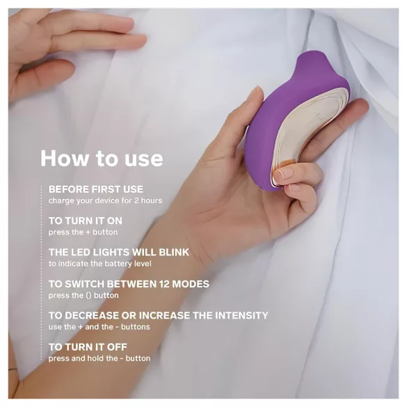 LELO Sona 2 Cruise - stimolatore clitorideo onde sonore - ciliegia
