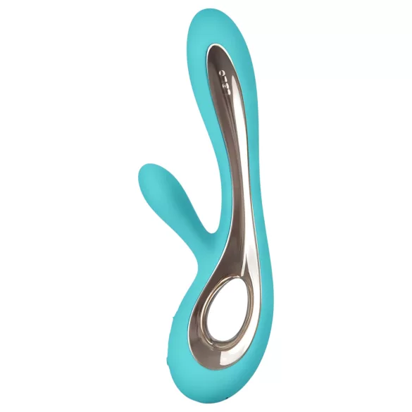 LELO Soraya 2 - vibratore rabbit impermeabile - silicone turchese
