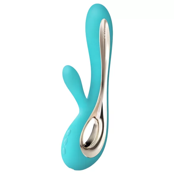 LELO Soraya 2 - vibratore rabbit impermeabile - silicone turchese