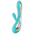 LELO Soraya 2 - vibratore rabbit impermeabile - silicone turchese