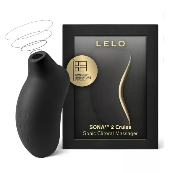 LELO Sona 2 Cruise - succhiaclitoride onde sonore - silicone nero