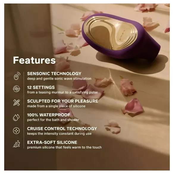 LELO Sona 2 Cruise - succhiaclitoride onde sonore - silicone nero