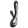 LELO Soraya 2 - vibratore ricaricabile impermeabile con stimolatore clitorideo (nero)