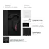 LELO Enigma - vibratore punto G 2in1 ricaricabile impermeabile nero