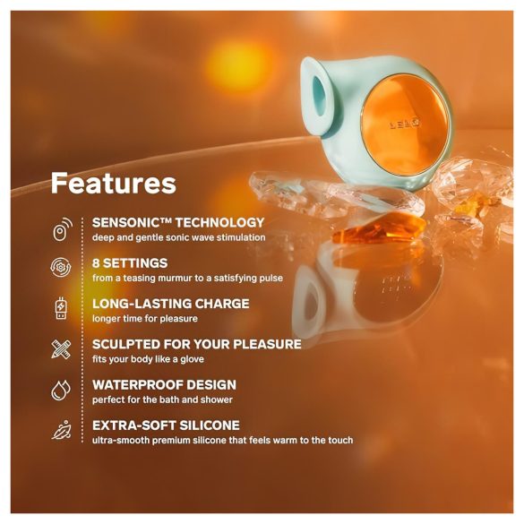 LELO Sila - stimolatore clitorideo onde sonore impermeabile - rosa