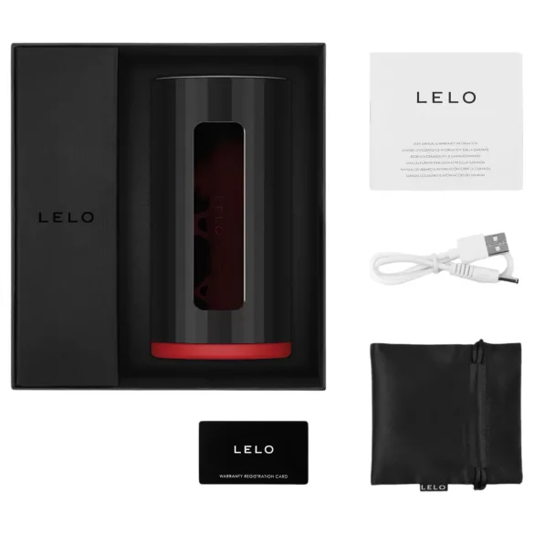LELO F1s V2 - masturbatore interattivo - silicone rosso