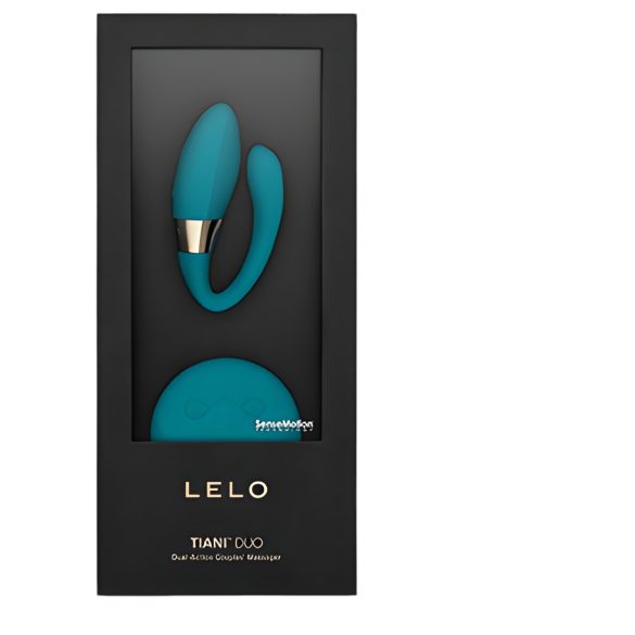 LELO Tiani Duo - vibratore coppia - telecomando - silicone blu