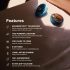 LELO Tiani Duo - vibratore di coppia in silicone (blu)