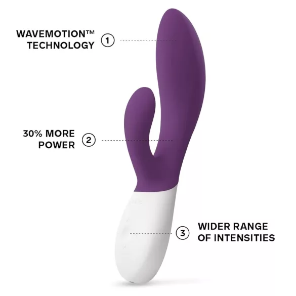 LELO Ina Wave 2 - vibratore ricaricabile impermeabile - viola