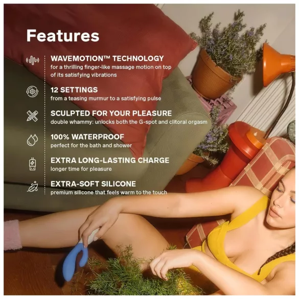 LELO Ina Wave 2 - vibratore ricaricabile impermeabile - viola