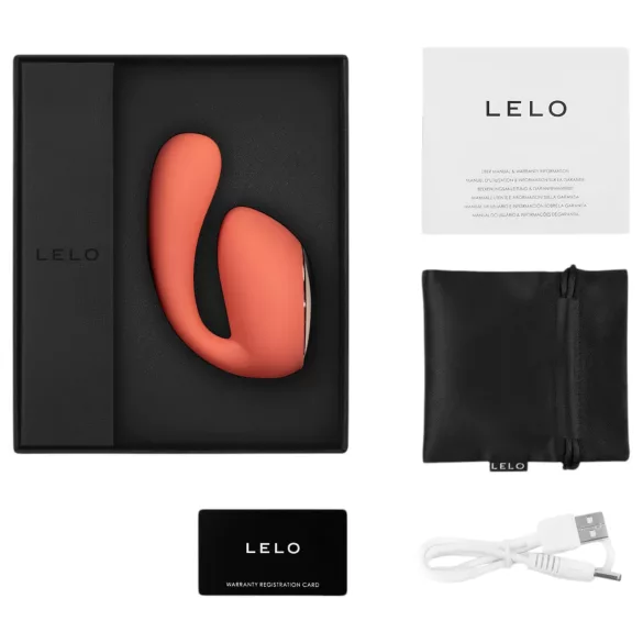 LELO Ida Wave - Vibratore rotante e vibrante con app (corallo)