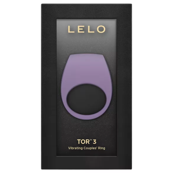LELO Tor 3 - Anello vibrante per pene con controllo tramite app, per uomini (viola)