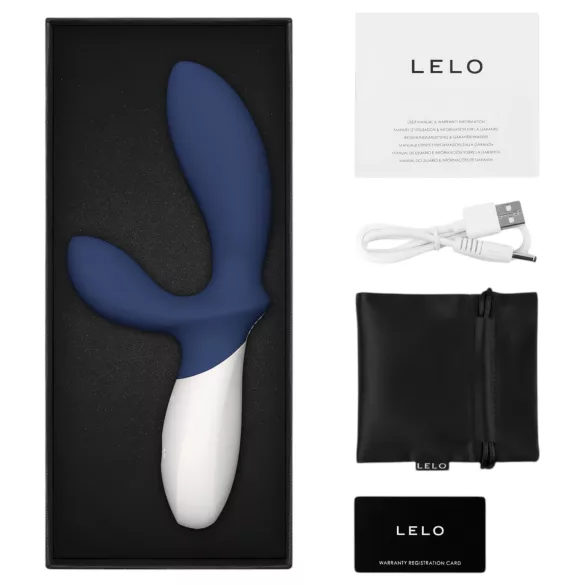 LELO Loki Wave 2 - vibratore prostatico ricaricabile impermeabile - blu