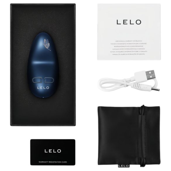LELO Nea 3 - vibratore clitorideo ricaricabile impermeabile - blu