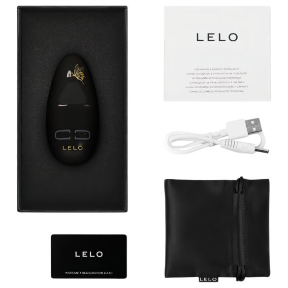 LELO - vibratore clitorideo ricaricabile impermeabile - nero