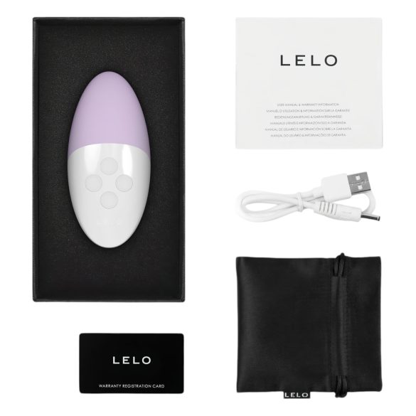 LELO Siri 3 - vibratore clitorideo attivabile con suono - silicone lilla
