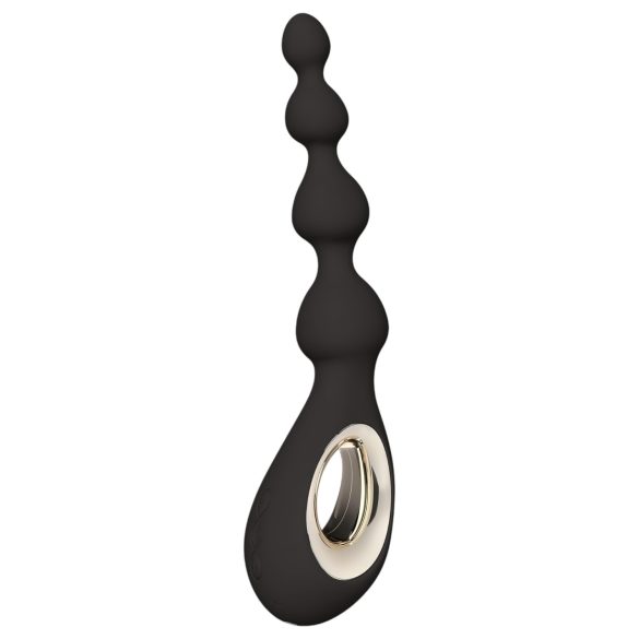 LELO Soraya Beads - vibratore anale ricaricabile impermeabile nero