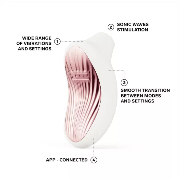 LELO Sona 3 - stimolatore clitorideo onde sonore - bianco
