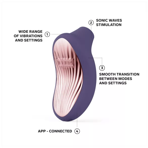 LELO Sona 3 - stimolatore clitorideo onde sonore - viola