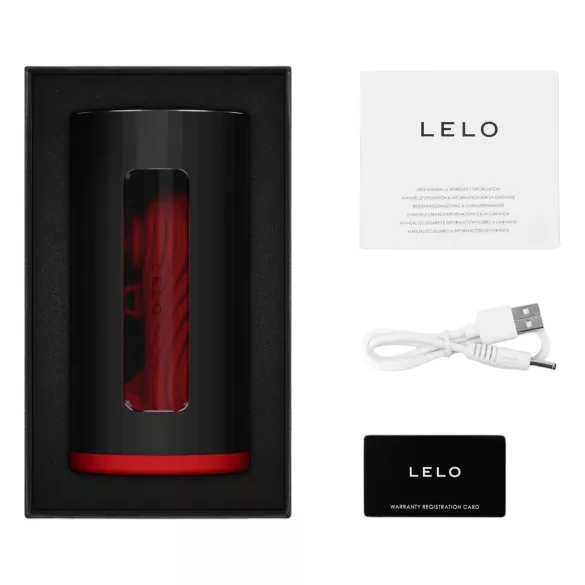 LELO F1s V3 - masturbatore maschile interattivo - rosso