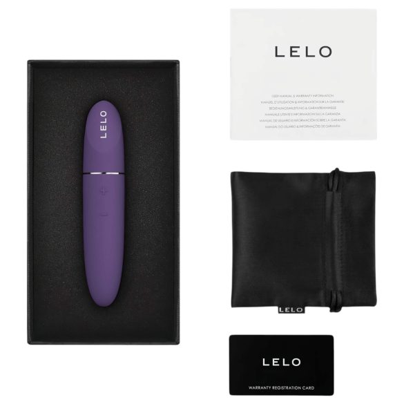 LELO Mia 3 - mini vibratore da viaggio a rossetto - viola