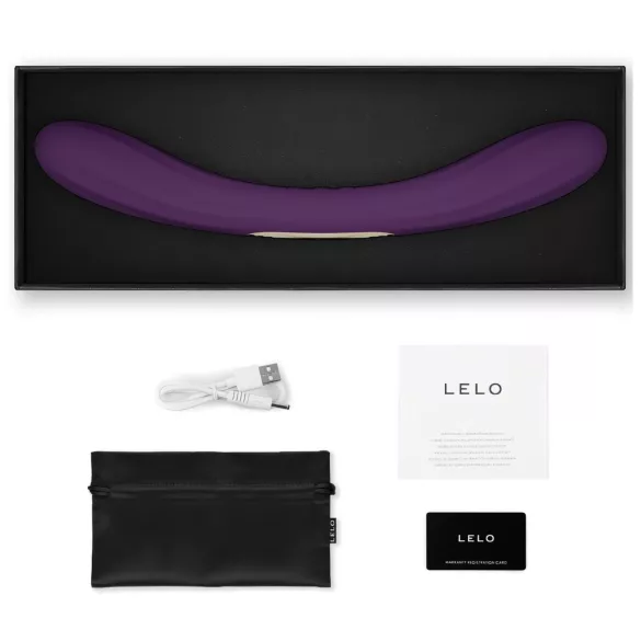 LELO Boomerang - vibratore a doppia punta (viola)