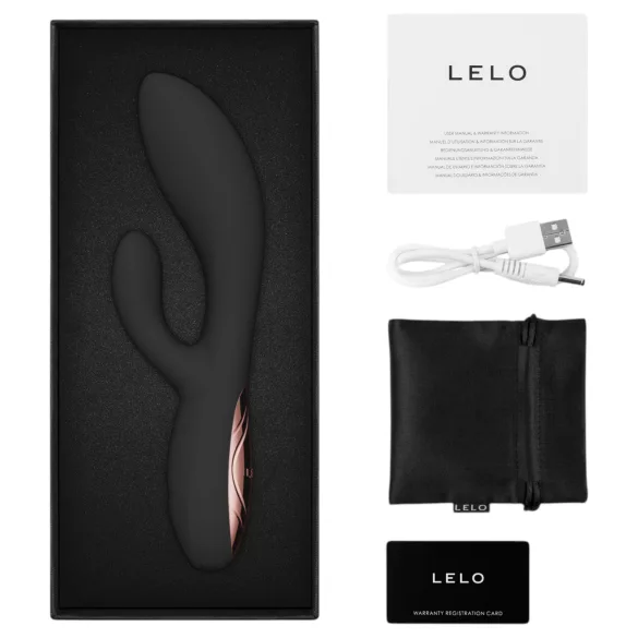 LELO - INA Thrust vibratore rabbit a spinta (nero)