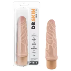 Dr. Skin Vibe No.3 - vibratore realistico - colore naturale