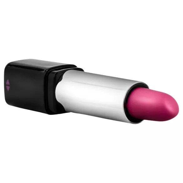 Blush - vibratore rossetto impermeabile - nero rosa