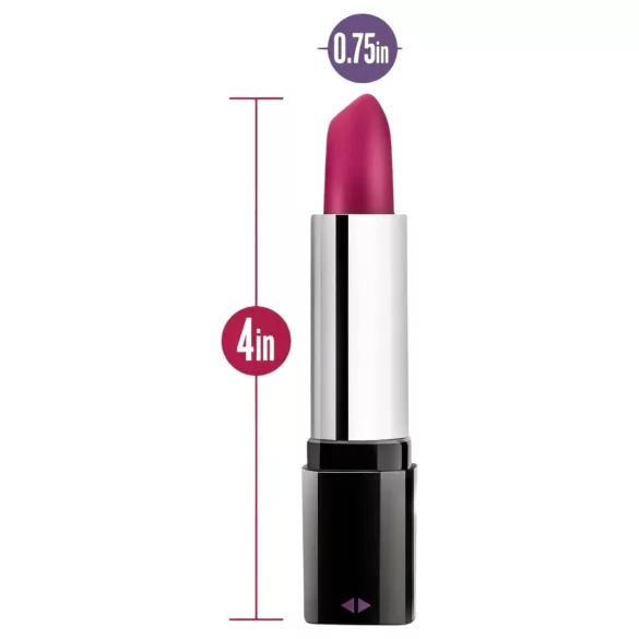 Blush - vibratore rossetto impermeabile - nero rosa