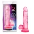 B Yours Sweet N Hard 4 - dildo con testicoli - 18cm - rosa