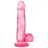B Yours Sweet N Hard 4 - dildo con testicoli - 18cm - rosa