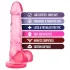 B Yours Sweet N Hard 4 - dildo con testicoli - 18cm - rosa